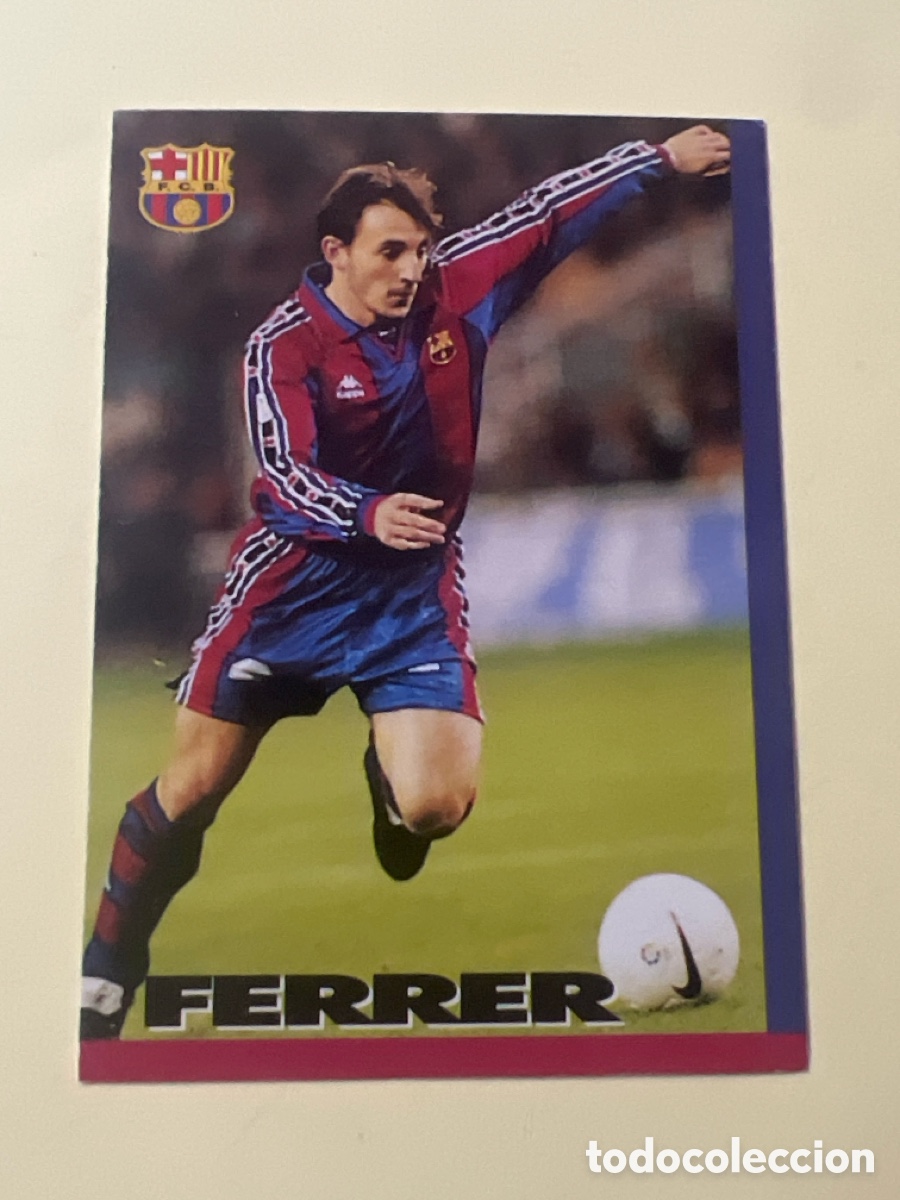 Cromos de f&uacute;tbol: C8665. FC BARCELONA 96 97 CARDS PANINI CROMO LIGA 1996 1997 BAR&Ccedil;A FERRER 62