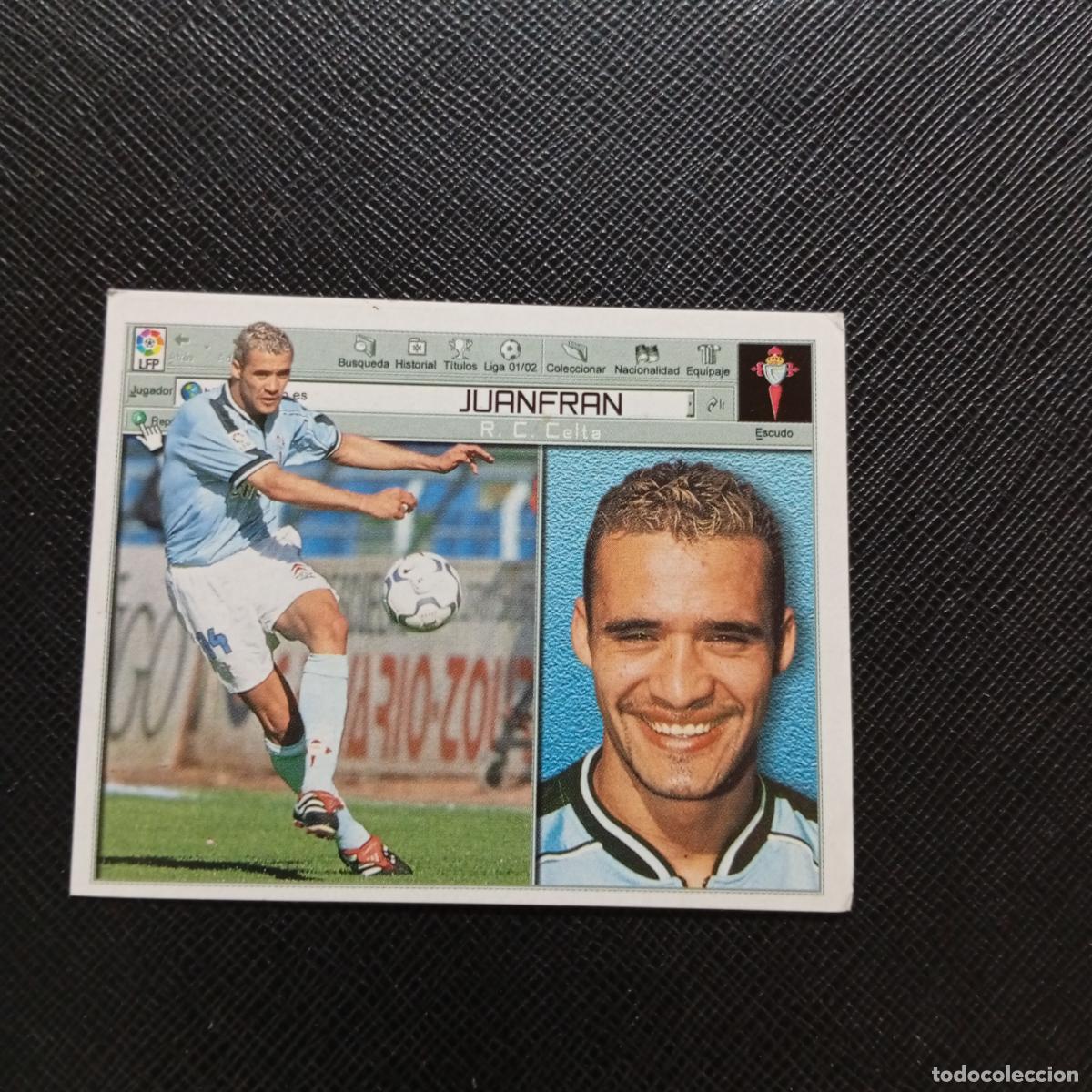 Cromos de f&uacute;tbol: JUANFRAN CELTA ESTE 2001 2002 CROMO FUTBOL 01 02 LIGA - SIN PEGAR - A67 PG208