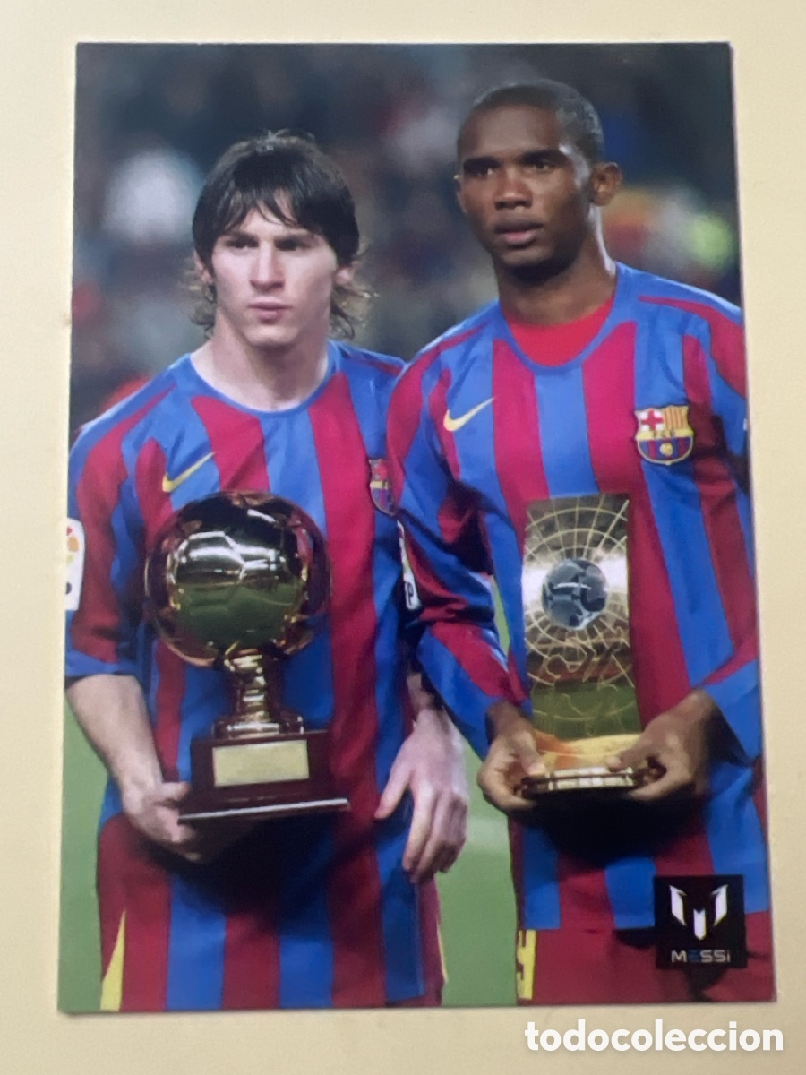 Cromos de f&uacute;tbol: C8666. 2013 OFFICIAL MESSI CARD COLLECTION EDITORIAL ICONS ETO'O N 4