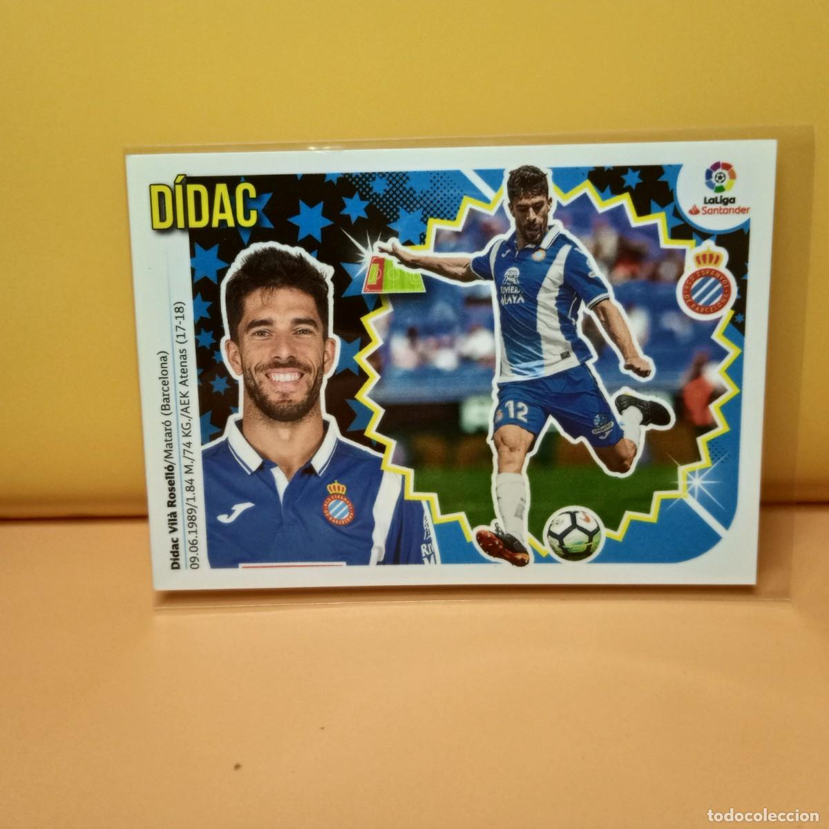 Cromos de f&uacute;tbol: EDICIONES ESTE 2018 2019 18 19 R.C.D ESPANYOL DIDAC 7B 7 B