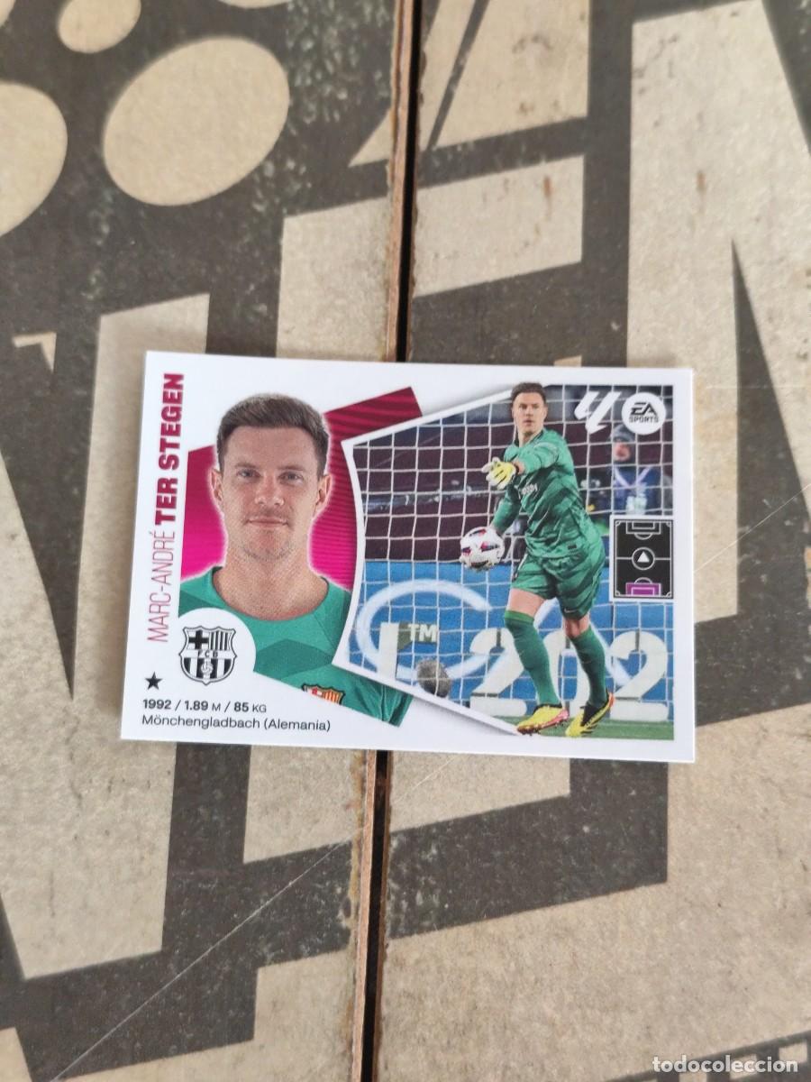 Cromos de f&uacute;tbol: Ter Stegen N&deg; 3 Barcelona Liga Este 24/25 sin pegar