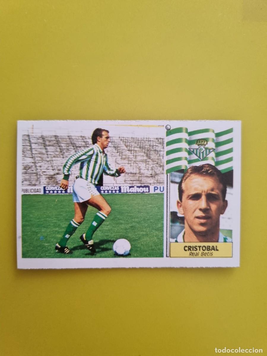 Cromos de f&uacute;tbol: CROMO LIGA ESTE 86 87 1986 1987 CRISTOBAL REAL BETIS AR826