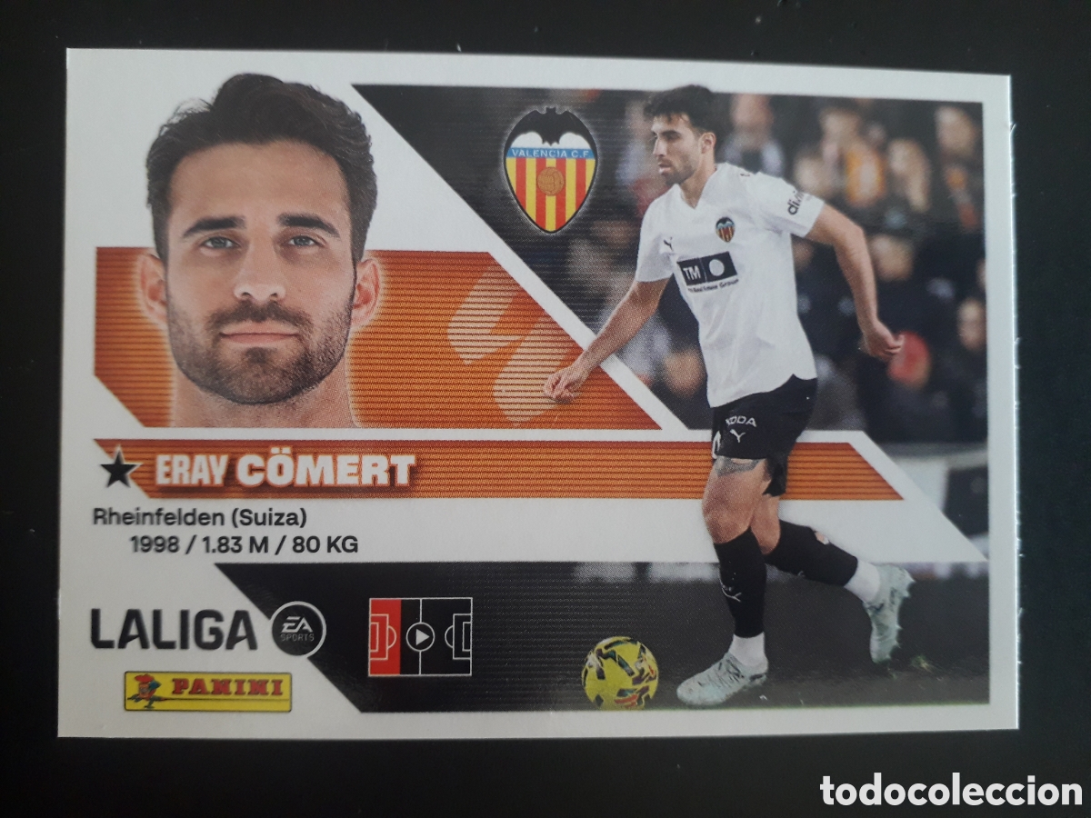 Cromos de f&uacute;tbol: C&Ouml;MERT VALENCIA CF N&deg; 8A ED ESTE 2026 2027 26 27 SIN PEGAR PEDIDO M&Iacute;NIMO 3&euro;