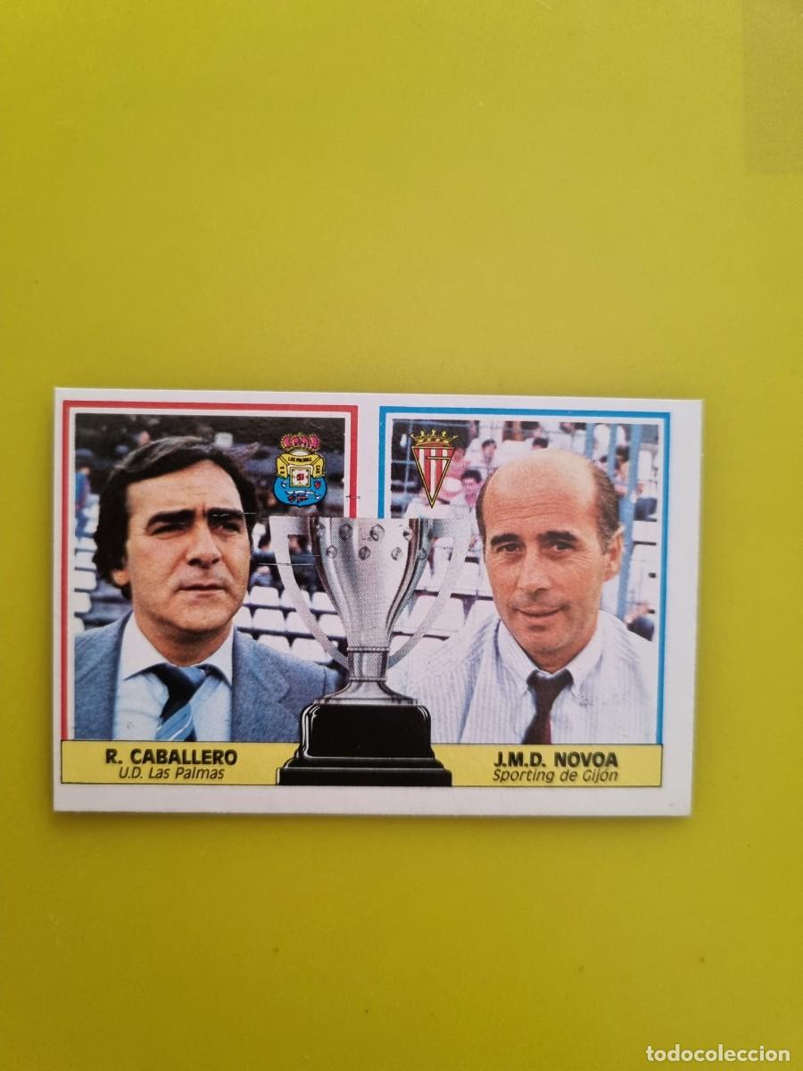 Cromos de f&uacute;tbol: CROMO LIGA ESTE 86 87 1986 1987 RUIZ CABALLERO/ JOSE MANUEL DIAZ &rdquo;NOVOA&rdquo; ENTRENADORES AR826