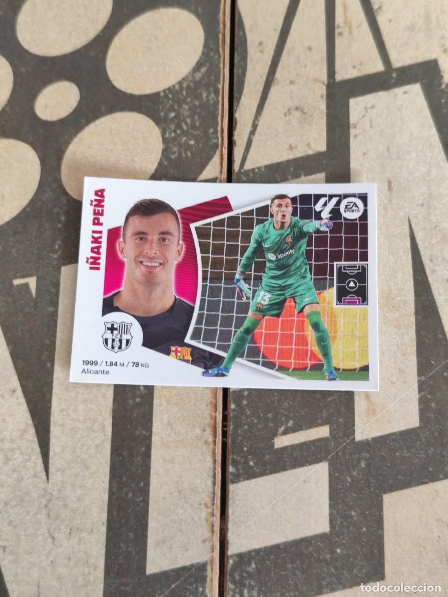 Cromos de f&uacute;tbol: I&ntilde;aki Pe&ntilde;a N&deg; 4 Barcelona Liga Este 24/25 sin pegar