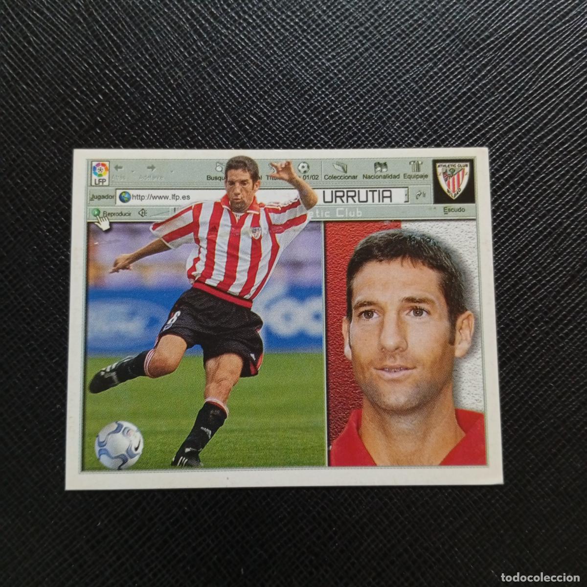 Cromos de f&uacute;tbol: URRUTIA BILBAO ESTE 2001 2002 CROMO FUTBOL 01 02 LIGA - SIN PEGAR - A67 PG226