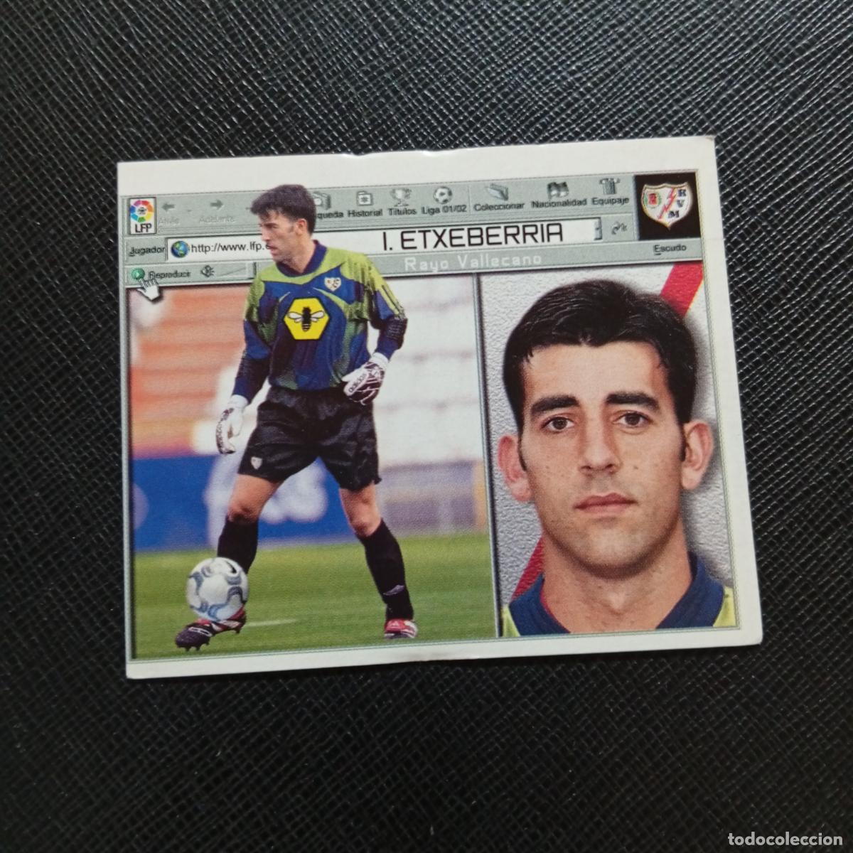 Cromos de f&uacute;tbol: I ETXEBERRIA RAYO VALLECANO ESTE 2001 2002 CROMO FUTBOL 01 02 LIGA - SIN PEGAR - A67 PG226