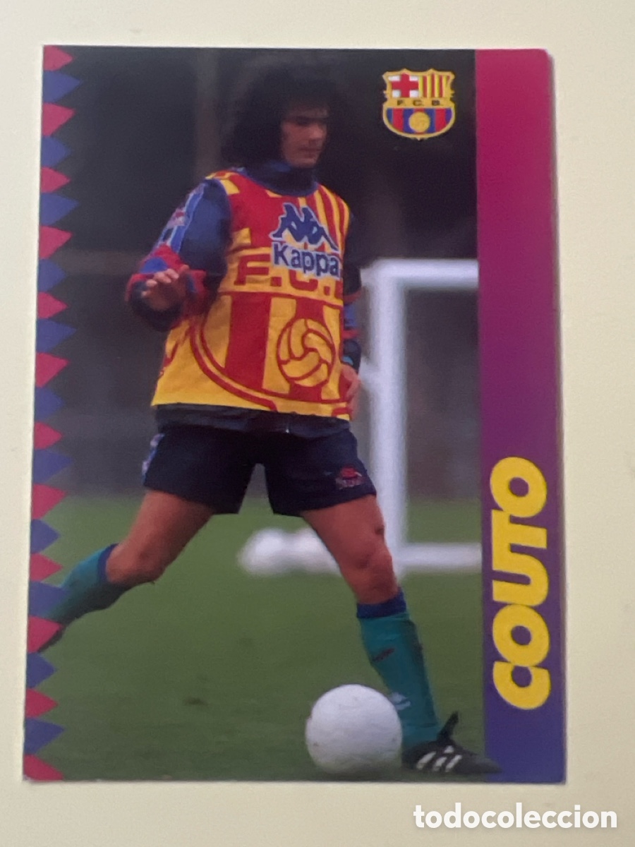 Cromos de f&uacute;tbol: C8668. liga 96-97 barcelona 105 couto muy personal &aacute;lbum bar&ccedil;a 1997 panini cards