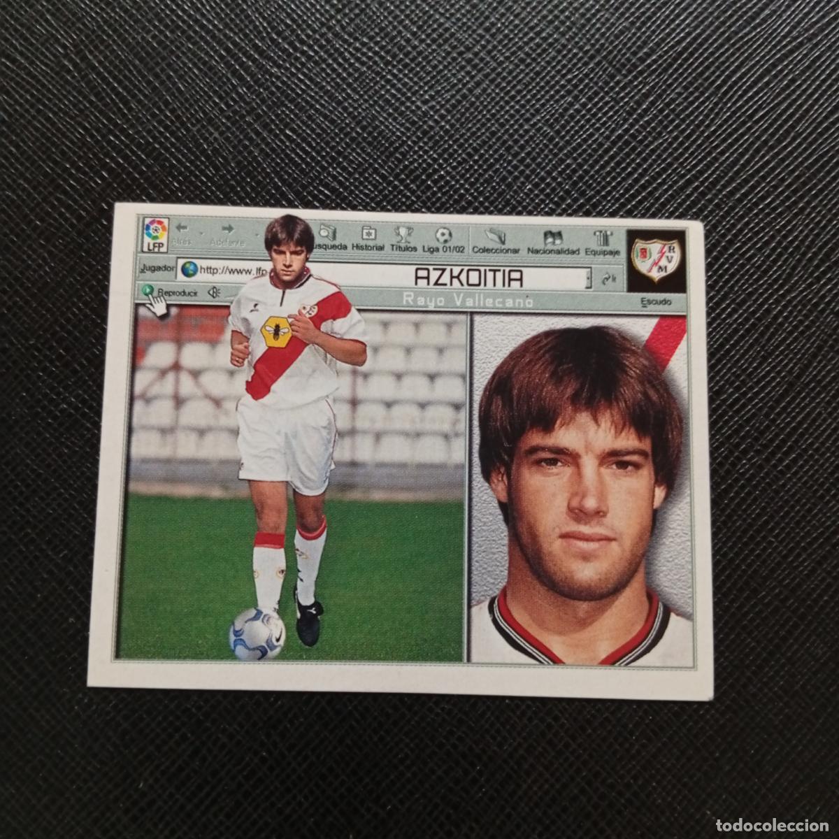 Fu&szlig;ball-Sticker: AZKOITIA RAYO VALLECANO ESTE 2001 2002 CROMO FUTBOL 01 02 LIGA - SIN PEGAR - A67 PG235