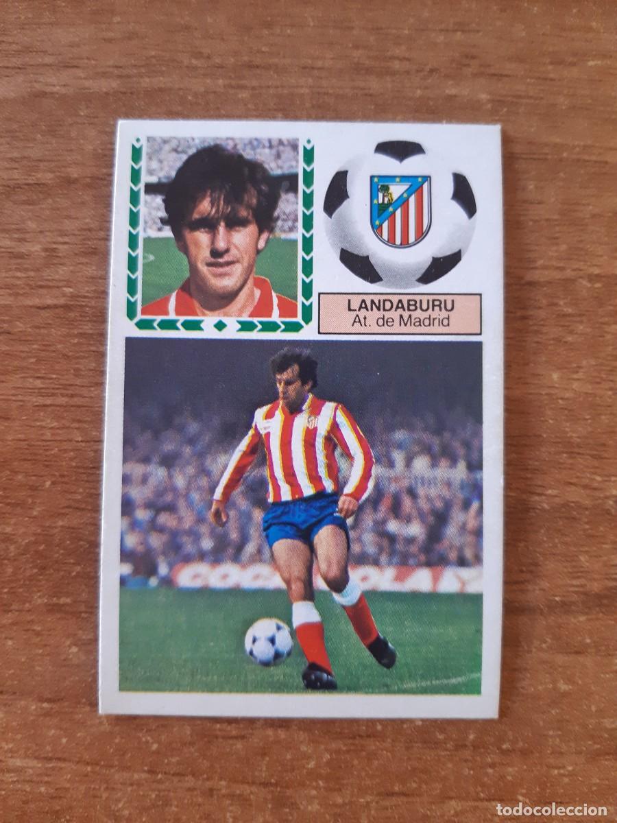 Cromos de Futebol: Landaburu (Atl&eacute;tico Madrid) Liga 83-84 ESTE. Nunca pegado, sin pegar