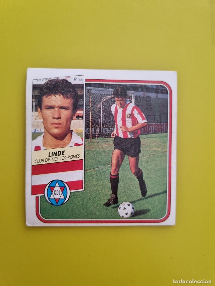 Figurine di Calcio: CROMO LIGA ESTE 89 90 1989 1990 NUNCA PEGADO SIN PEGAR LINDE DEPORTIVO LOGRO&Ntilde;ES FICHAJES N&ordm;36 AR826