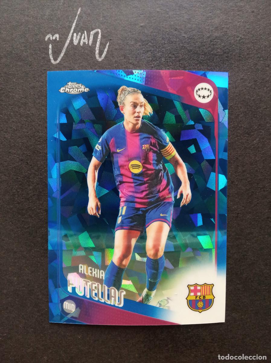 Figurine di Calcio: 11 ALEXIA PUTELLAS BARCELONA ESPA&Ntilde;A ⚽ TOPPS &reg; CHROME SAPPHIRE WOMEN CHAMPIONS 2025 2026 25 26 NUEVO