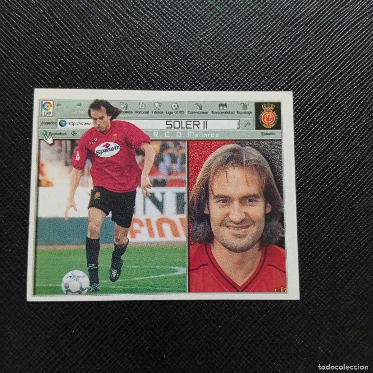 Football Stickers: SOLER II MALLORCA ESTE 2001 2002 CROMO FUTBOL 01 02 LIGA - SIN PEGAR - A67 PG253
