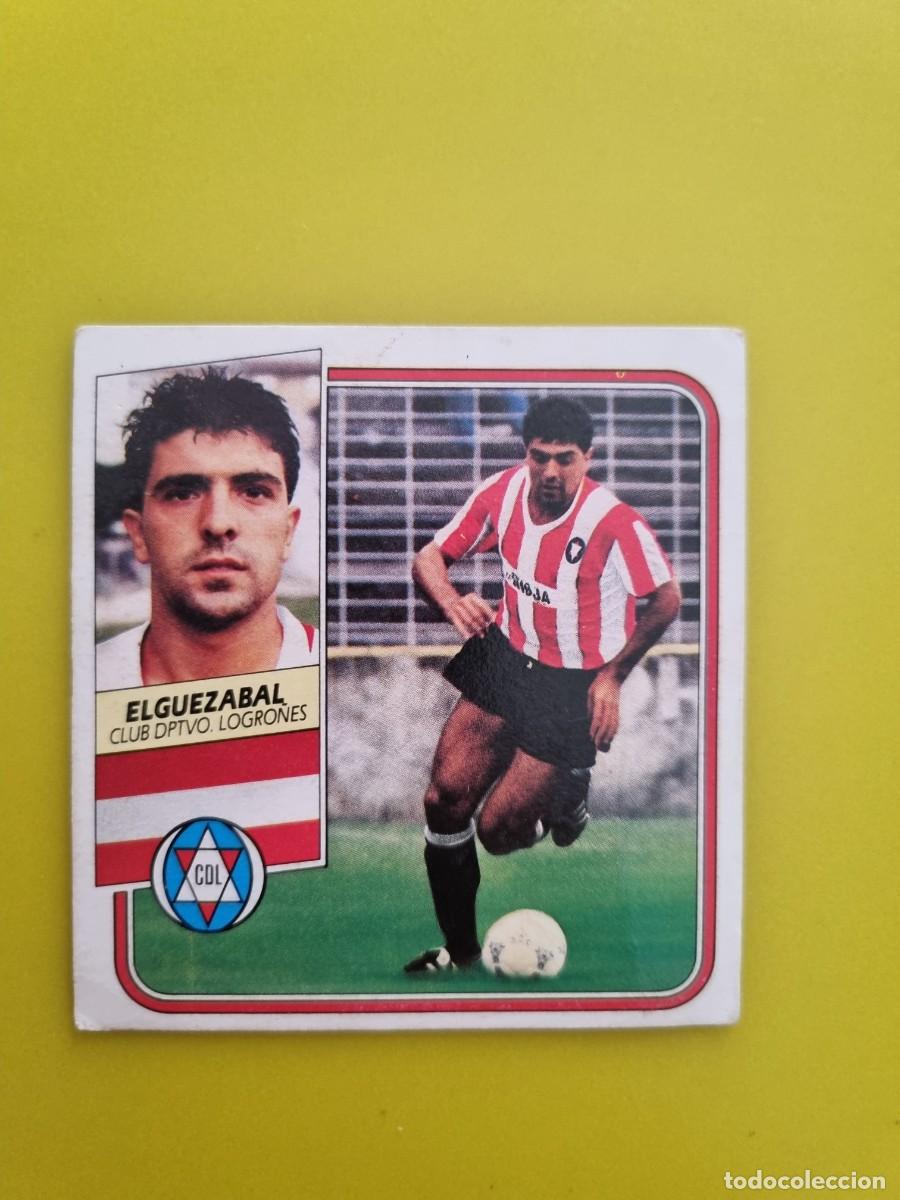 Football Stickers: LIGA ESTE 89 90 1989 1990 NUNCA PEGADO SIN PEGAR ELGUEZABAL DEPORTIVO LOGRO&Ntilde;ES FICHAJES N&ordm;19 AR826