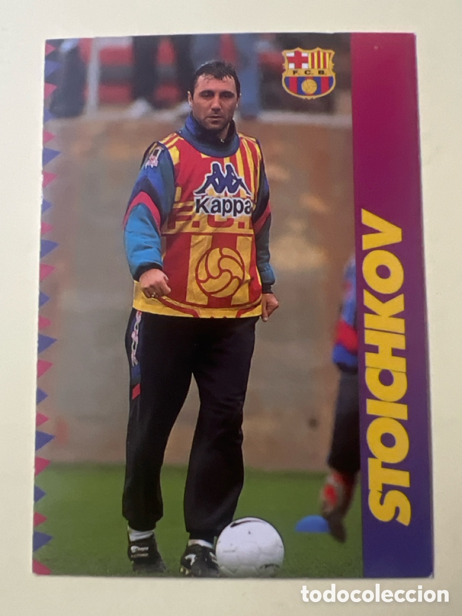 Cromos de f&uacute;tbol: C8670. PANINI CARDS. BAR&Ccedil;A 96-97: N&ordm; 91, STOICHKOV