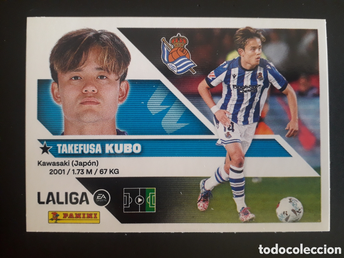 Cromos de f&uacute;tbol: KUBO, REAL SOCIEDAD N&deg; 17 ED ESTE 2026 2027 26 27 SIN PEGAR PEDIDO M&Iacute;NIMO 3&euro;