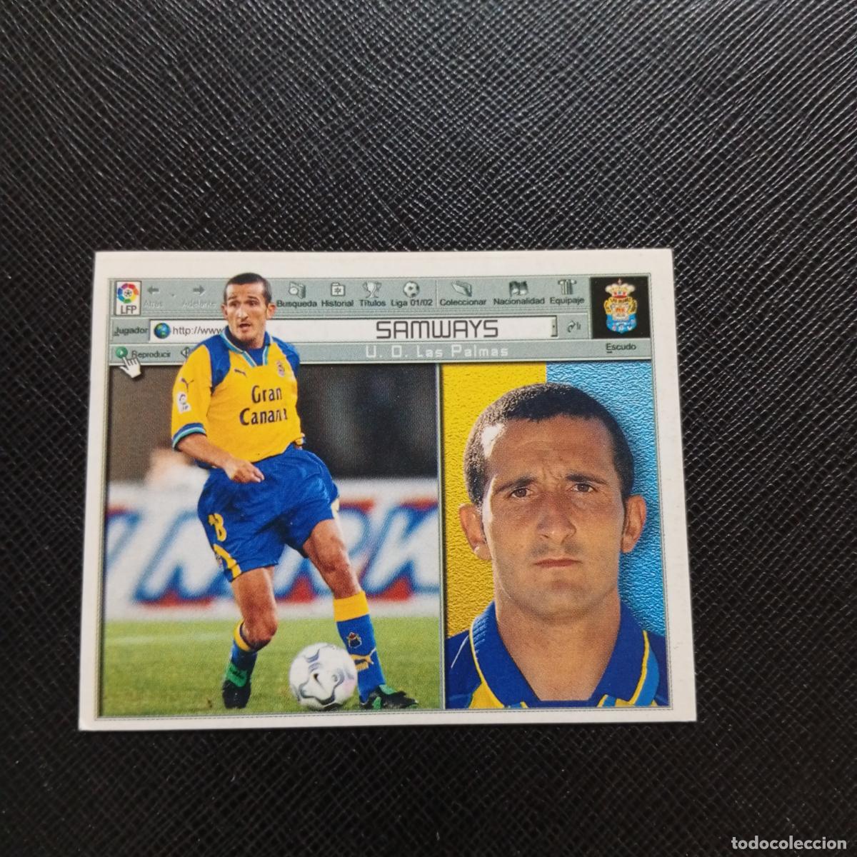 Cromos de f&uacute;tbol: SAMWAYS LAS PALMAS ESTE 2001 2002 CROMO FUTBOL 01 02 LIGA - SIN PEGAR - A67 PG289