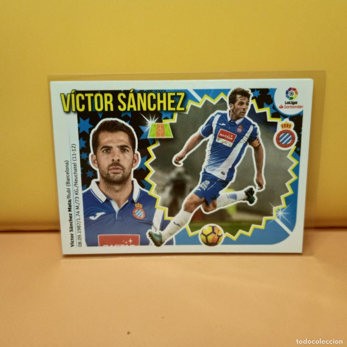Cromos de f&uacute;tbol: EDICIONES ESTE 2018 2019 18 19 R.C.D ESPANYOL VICTOR S&Aacute;NCHEZ 9