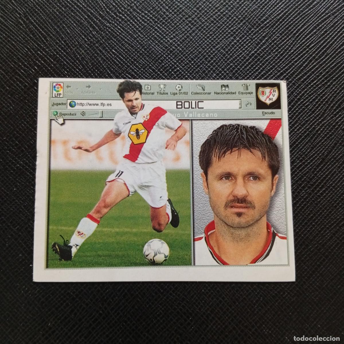 Cromos de Futebol: BOLIC RAYO VALLECANO ESTE 2001 2002 CROMO FUTBOL 01 02 LIGA - SIN PEGAR - A67 PG334