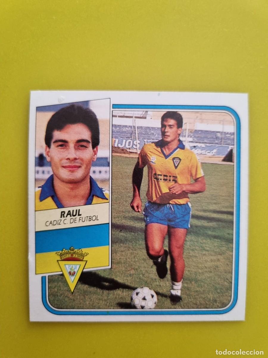 Cromos de Futebol: CROMO LIGA ESTE 89 90 1989 1990 NUNCA PEGADA SIN PEGAR RAUL C&Aacute;DIZ AR826 LEER