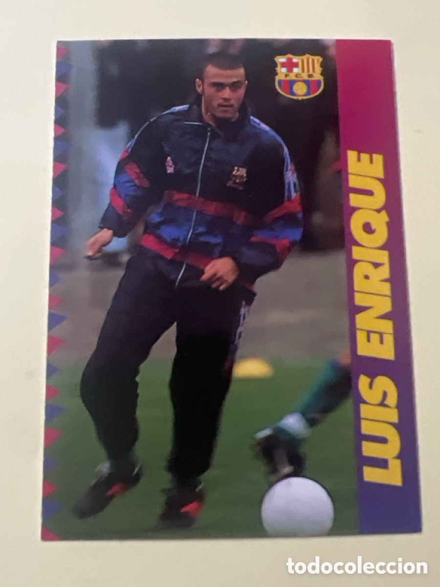 Cromos de Futebol: C8673. Colecci&oacute;n oficial FC Barcelona 1996 1997 96 97 panini Luis Enrique n&ordm; 103