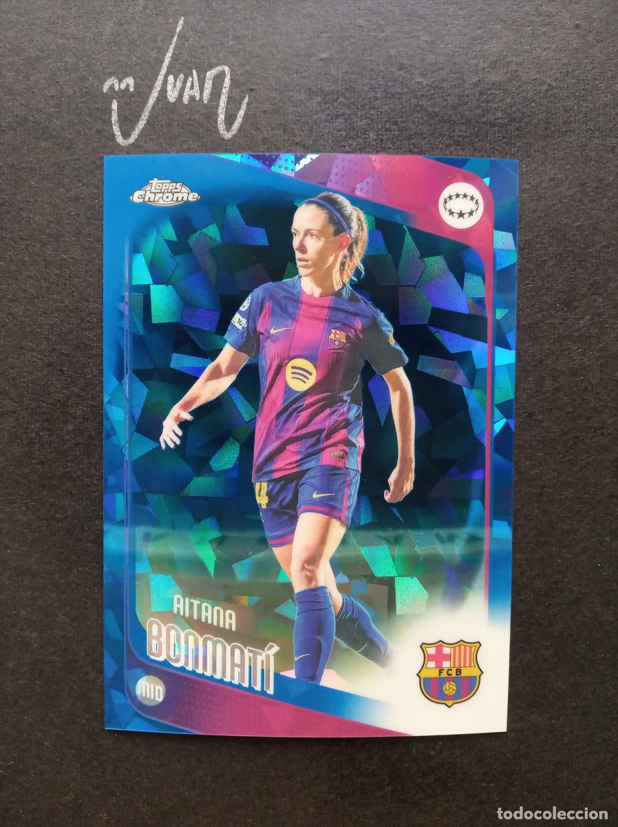Cromos de Futebol: 14 AITANA BONMATI BARCELONA ESPA&Ntilde;A ⚽ TOPPS &reg; CHROME SAPPHIRE WOMEN CHAMPIONS 2025 2026 25 26 NUEVO
