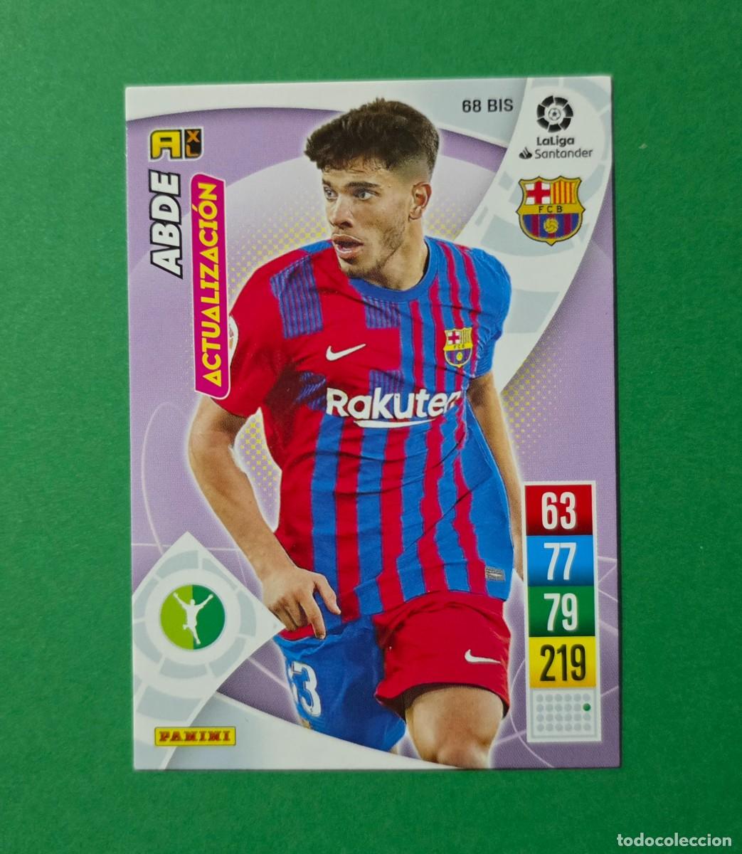 Cromos de Futebol: 68 BIS ABDE (ACTUALIZACI&Oacute;N) - BARCELONA - ADRENALYN XL 2021-22 - 21/22 (NUEVO)