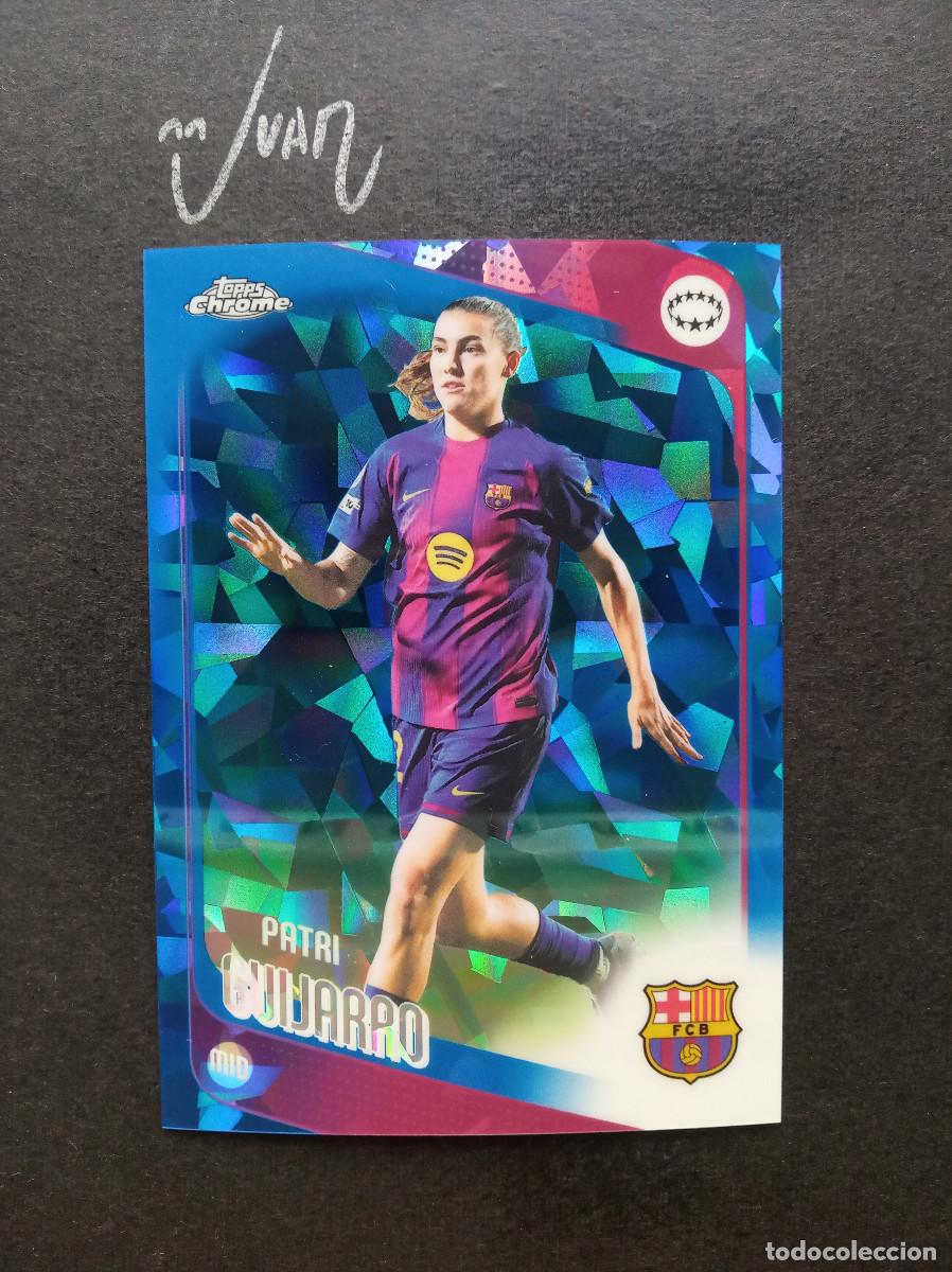 Fu&szlig;ball-Sticker: 26 PATRI GUIJARRO BARCELONA ESPA&Ntilde;A ⚽ TOPPS &reg; CHROME SAPPHIRE WOMEN CHAMPIONS 2025 2026 25 26 NUEVO