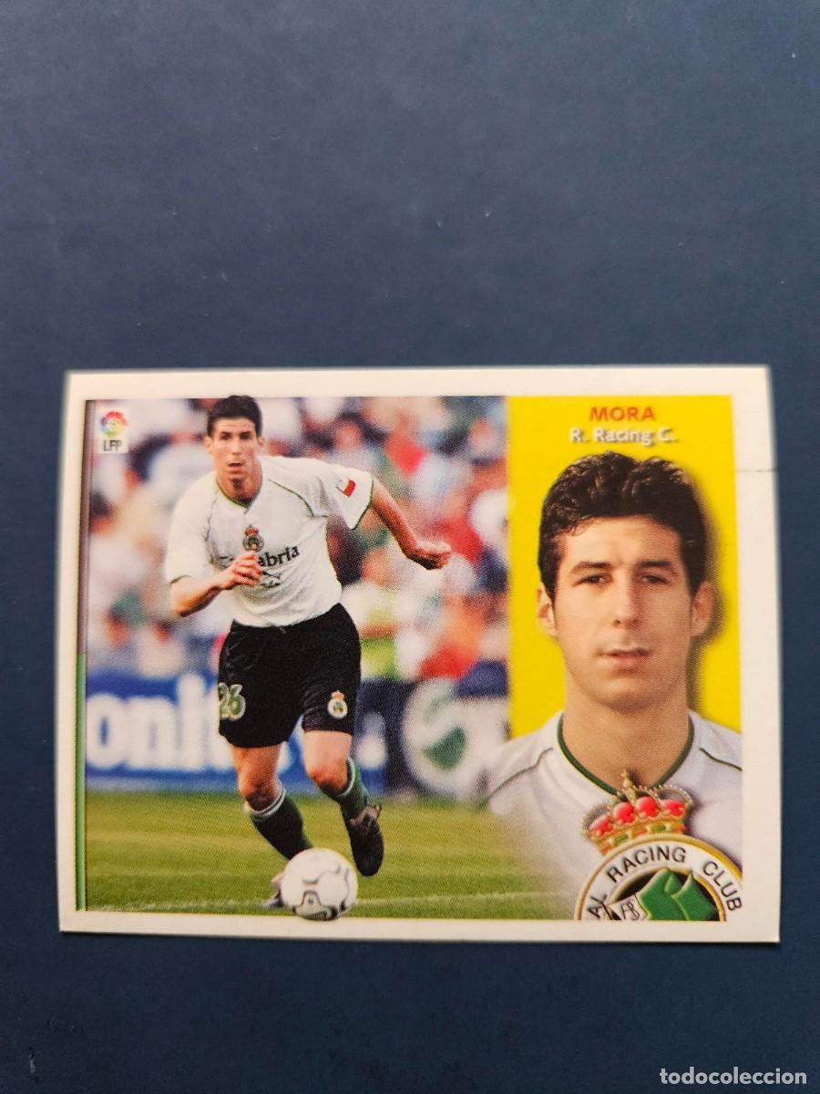 Figurine di Calcio: MORA RACING SANTANDER LIGA ESTE 02 03 2002 2003 SIN PEGAR NUNCA PEGADO