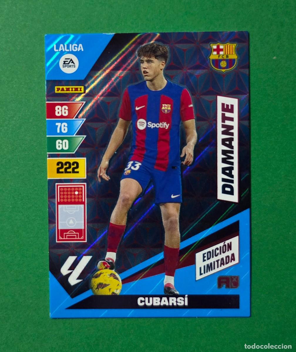 Figurine di Calcio: CUBARS&Iacute; (DIAMANTE EDICI&Oacute;N LIMITADA) - BARCELONA - ADRENALYN XL 2023-24 - 23/24 (NUEVO)