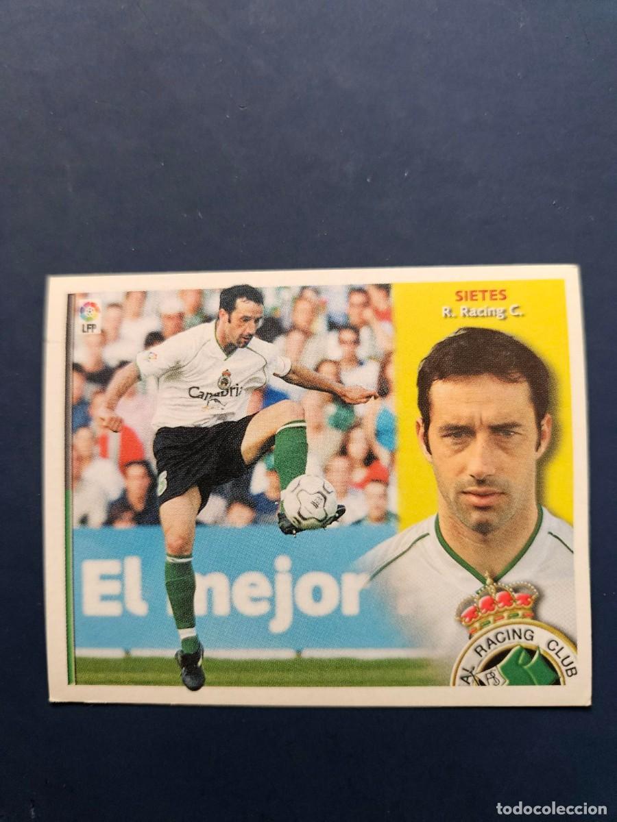 Figurine di Calcio: SIETES RACING SANTANDER LIGA ESTE 02 03 2002 2003 SIN PEGAR NUNCA PEGADO