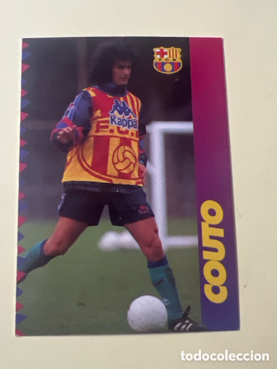 Figurine di Calcio: C8676. liga 96-97 barcelona 105 couto muy personal &aacute;lbum bar&ccedil;a 1997 panini cards