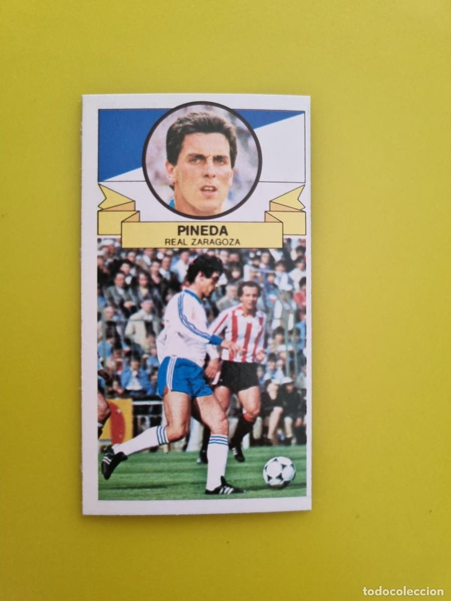 Figurine di Calcio: CROMO LIGA ESTE NUNCA PEGADO SIN PEGAR 85 86 1985 1986 PINEDA REAL ZARAGOZA N&ordm;16 FICHAJES AR826