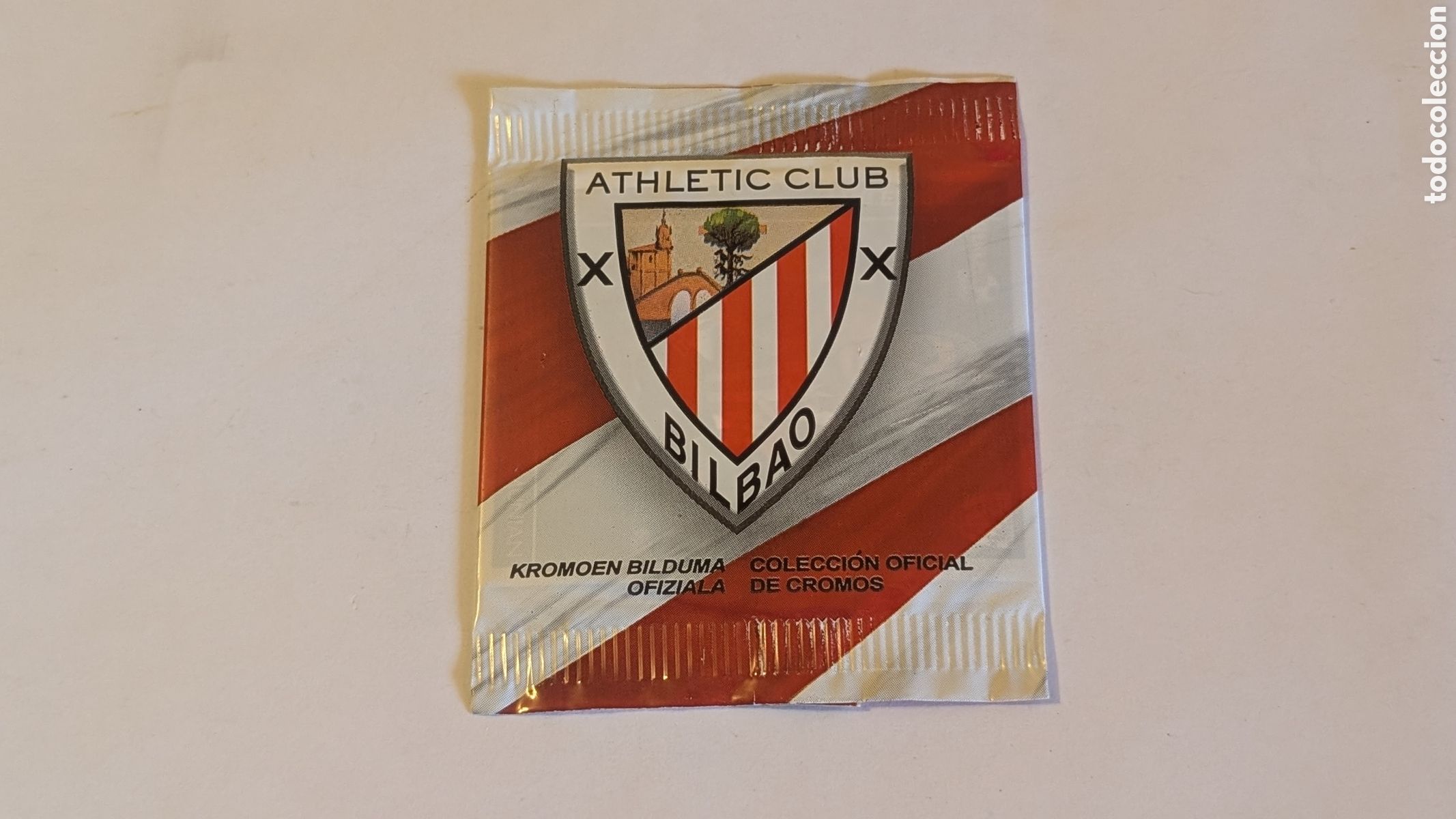 Cartes &agrave; collectionner de Football: Sobre cromos f&uacute;tbol sin abrir Athletic Club Bilbao