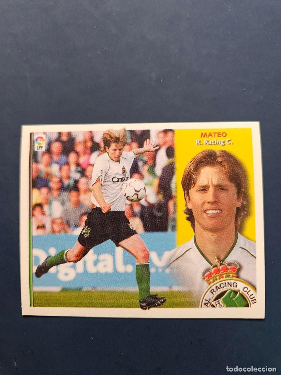 Cartes &agrave; collectionner de Football: MATEO RACING SANTANDER LIGA ESTE 02 03 2002 2003 SIN PEGAR NUNCA PEGADO