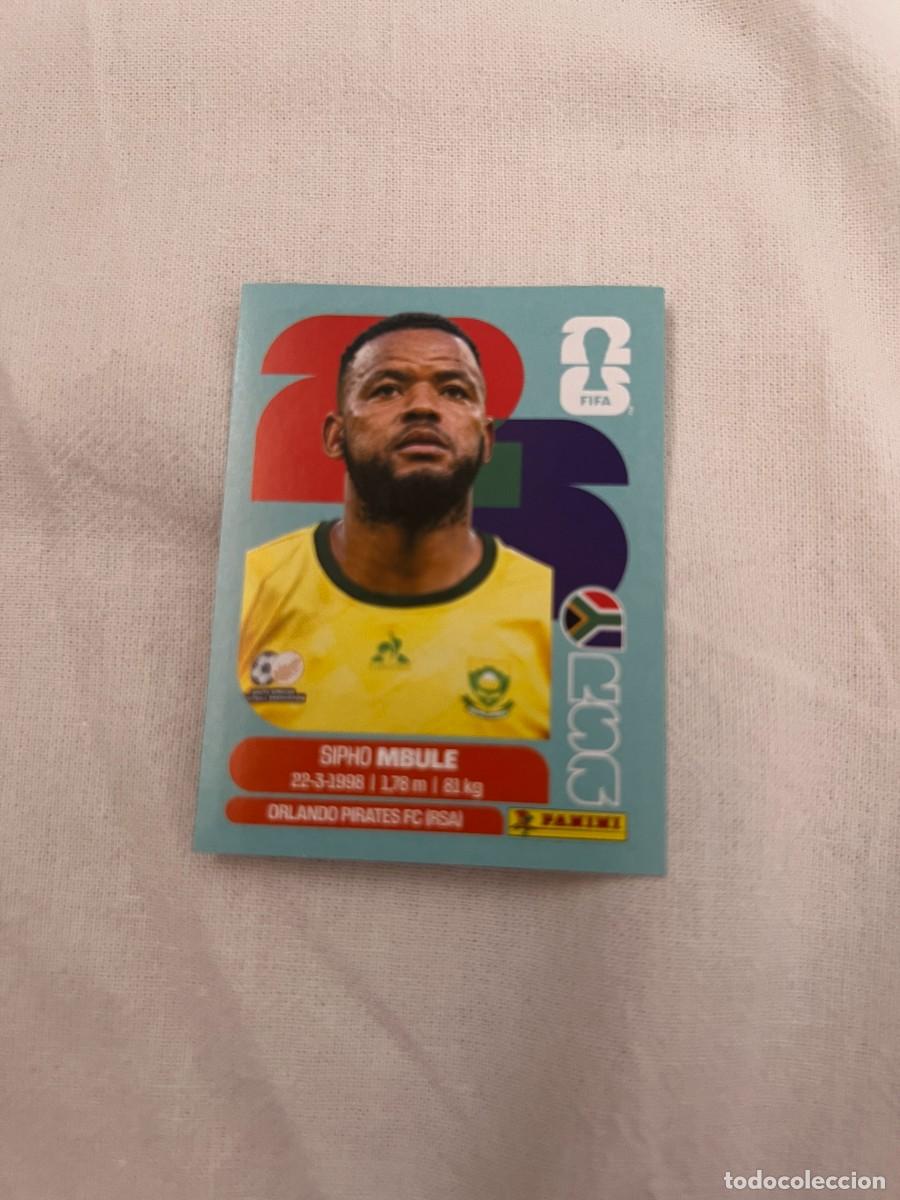 Cartes &agrave; collectionner de Football: 16 SIPHO MBULE SUDAFRICA MUNDIAL 26 2026 FIFA WORLD CUP PANINI