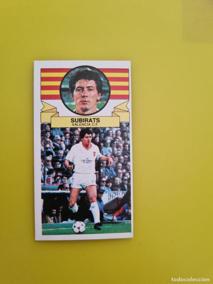Cartes &agrave; collectionner de Football: CROMO LIGA ESTE 85 86 1985 1986 NUNCA PEGADO SIN PEGAR SUBIRATS VALENCIA AR826