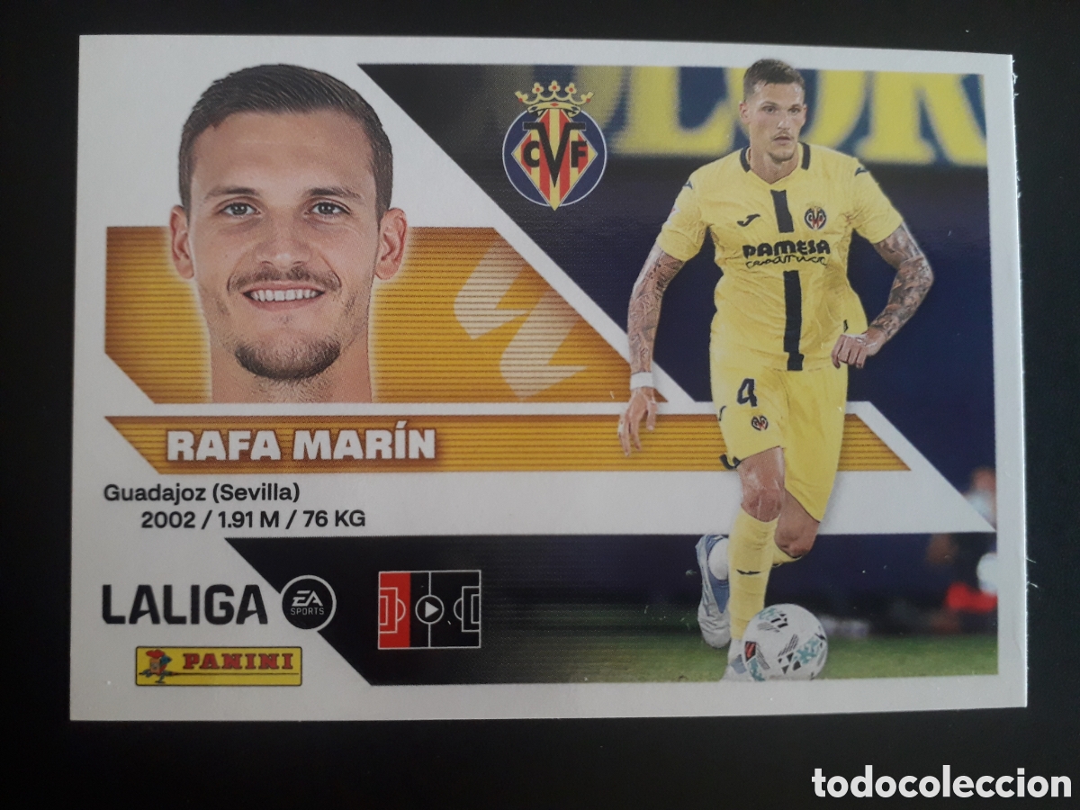 Football Stickers: RAFA MAR&Iacute;N VILLARREAL N&deg; 8B ED ESTE 2026 2027 26 27 SIN PEGAR PEDIDO M&Iacute;NIMO 3&euro;