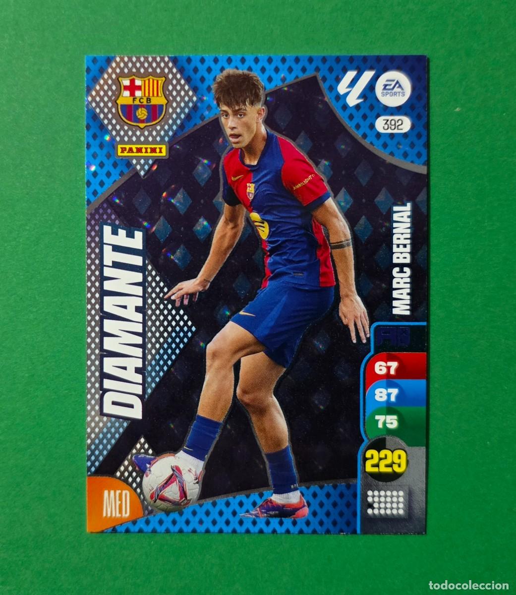 Football Stickers: 392 MARC BERNAL (DIAMANTE) - BARCELONA - ADRENALYN XL 2024-25 - 24/25 (NUEVO)