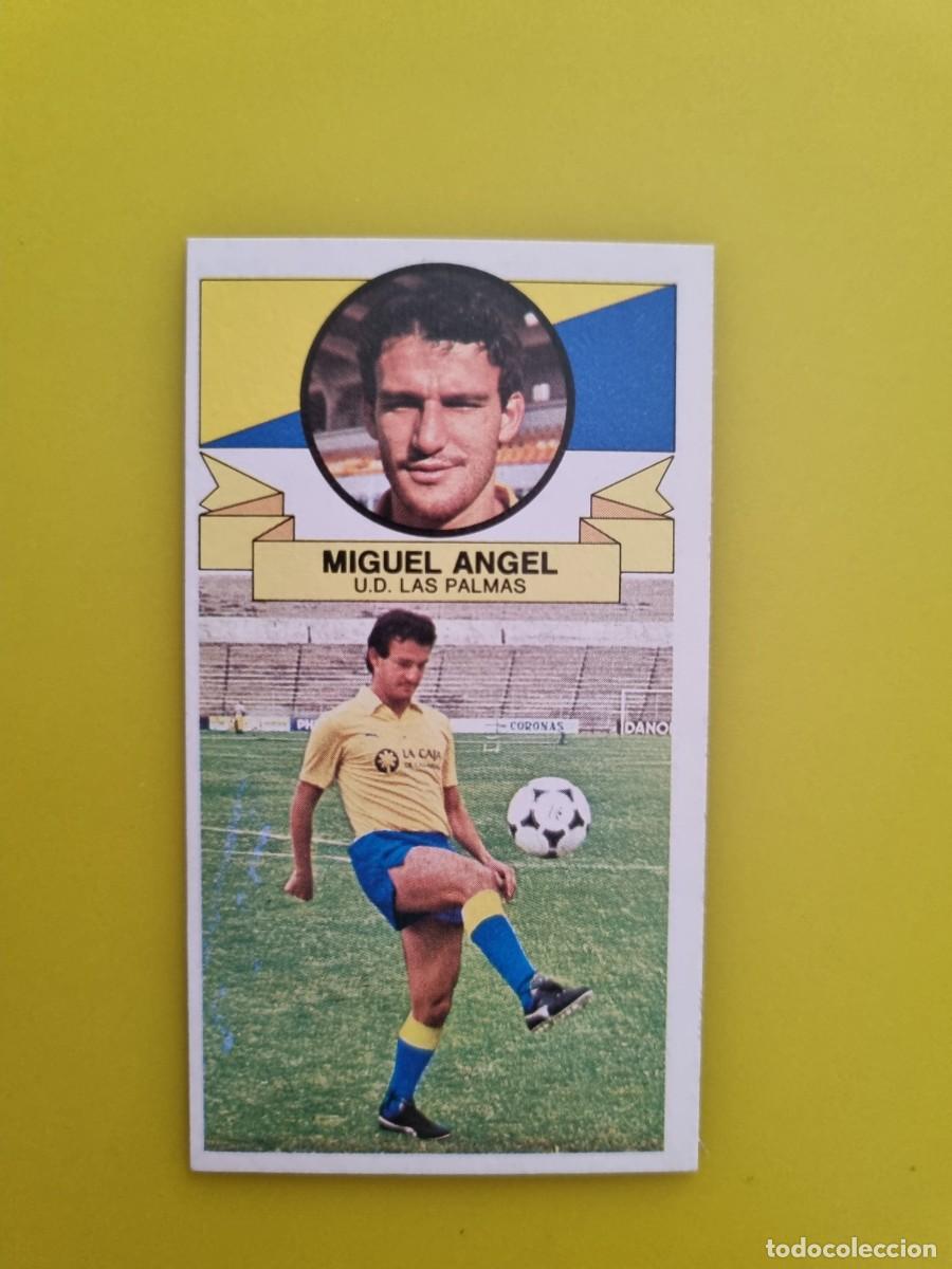Football Stickers: CROMO LIGA ESTE 85 86 1985 1986 NUNCA PEGADO SIN PEGAR MIGUEL ANGEL LAS PALMAS AR826