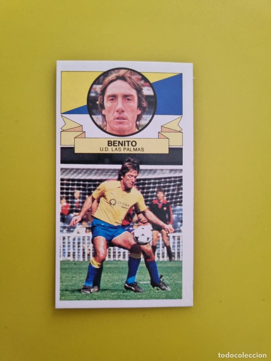 Football Stickers: CROMO LIGA ESTE 85 86 1985 1986 NUNCA PEGADO SIN PEGAR BENITO LAS PALMAS AR826