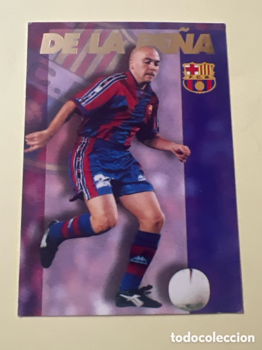 Fu&szlig;ball-Sticker: COLECCI&Oacute;N OFICIAL FC BARCELONA 1996 1997 96 97 PANINI IVAN DE LA PE&Ntilde;A N&ordm; 56 CARD LIGA ALBUM BAR&Ccedil;A