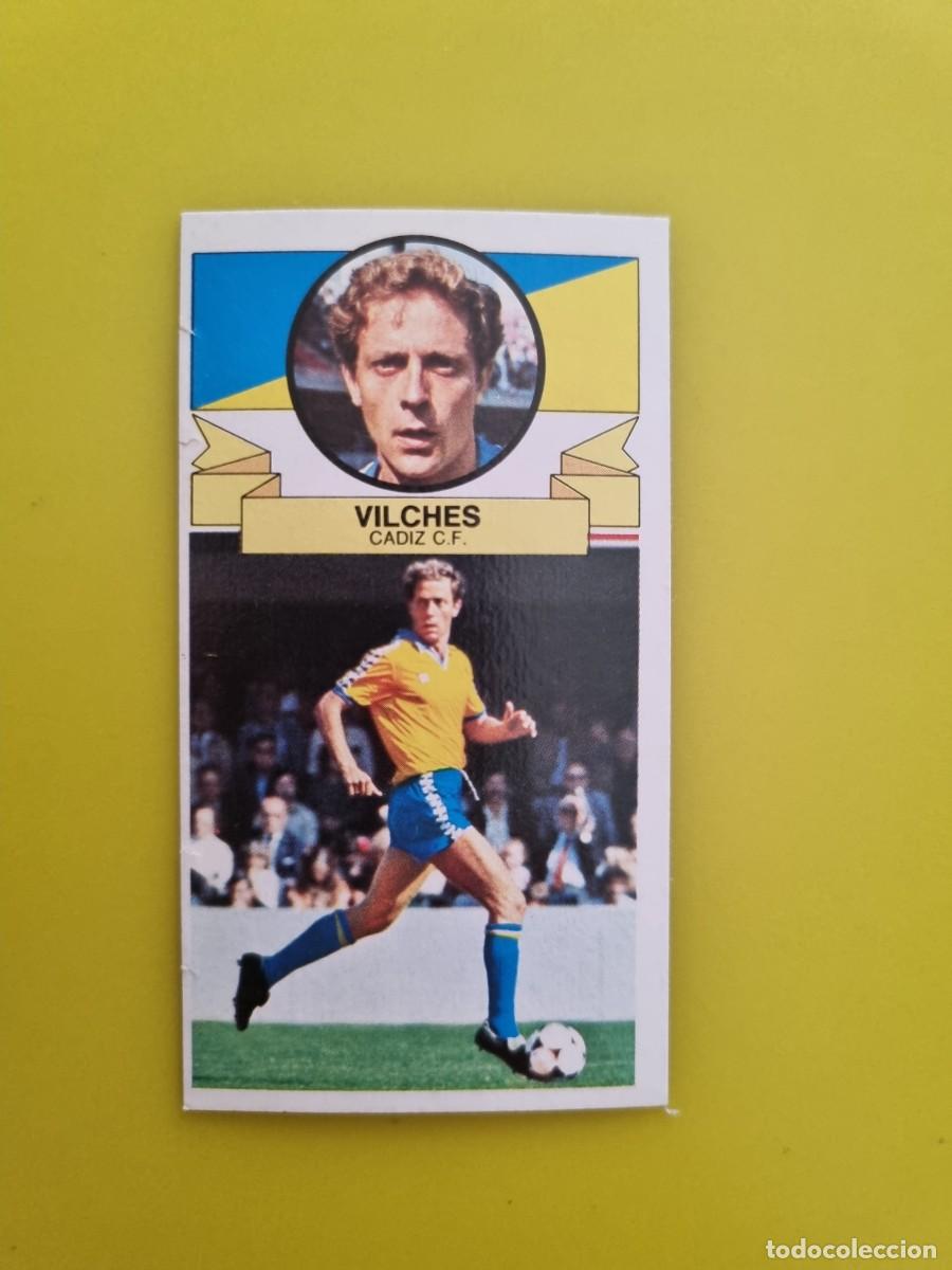 Fu&szlig;ball-Sticker: CROMO LIGA ESTE 85 86 1985 1986 NUNCA PEGADO SIN PEGAR VILCHES C&Aacute;DIZ AR826