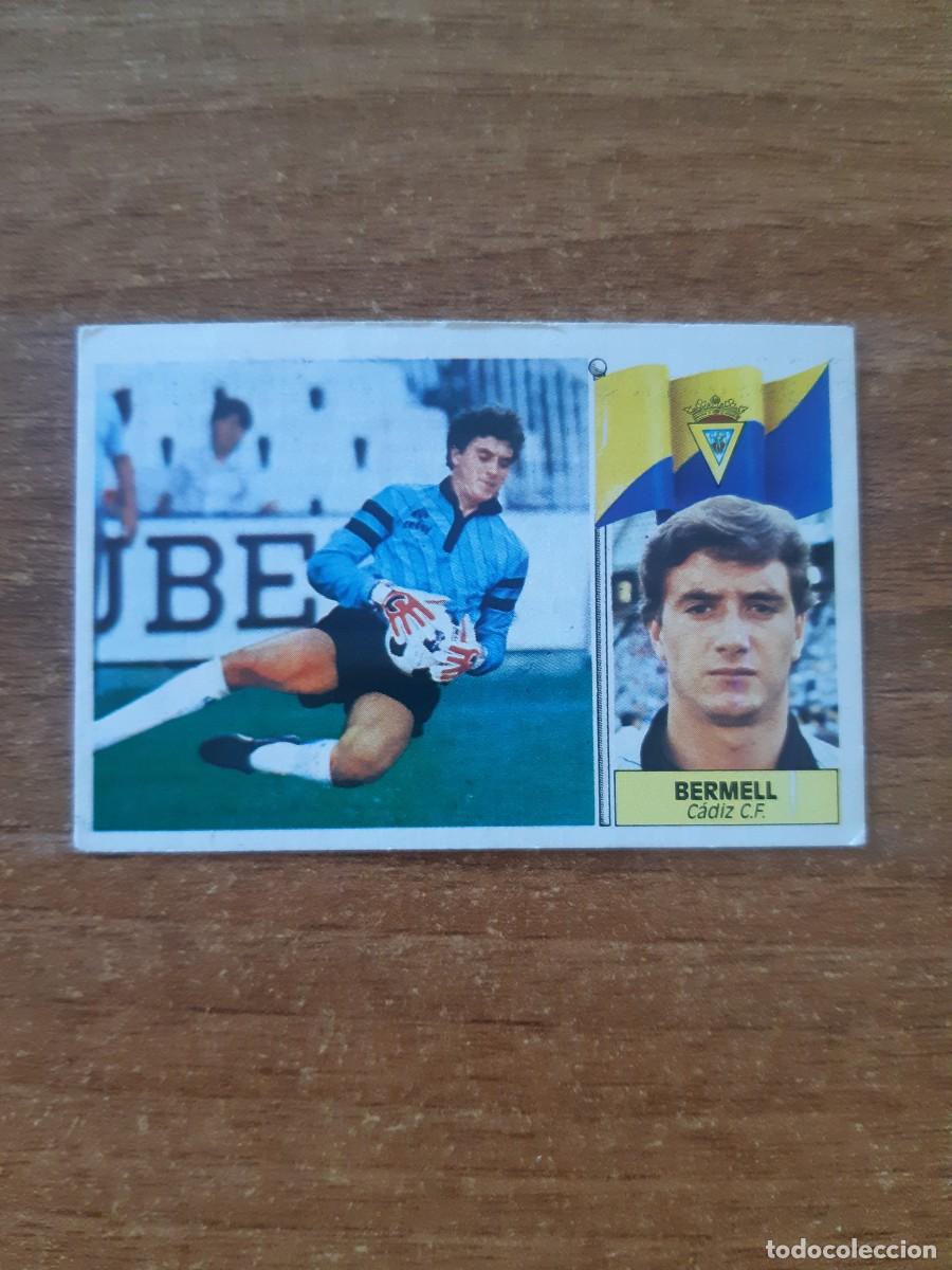 Fu&szlig;ball-Sticker: Fichaje 22 Bermell (C&aacute;diz) Liga 86-87 ESTE. Nunca pegado, sin pegar