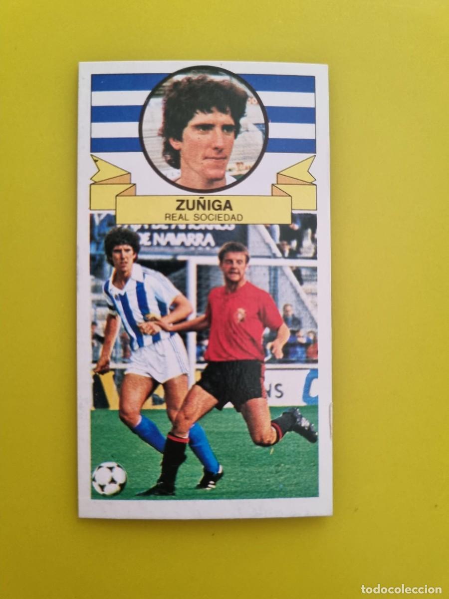 Cromos de f&uacute;tbol: ESTE 85 86 1985 1986 NUNCA PEGADO SIN PEGAR ZU&Ntilde;IGA REAL SOCIEDAD AR826
