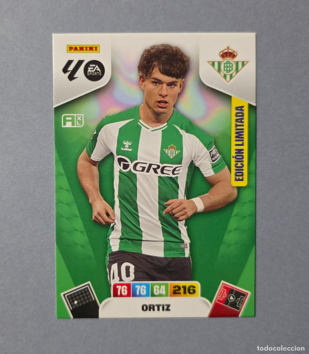 Fu&szlig;ball-Sticker: ORTIZ (EDICI&Oacute;N LIMITADA) - BETIS - ADRENALYN XL 2025-26 - 25/26 (NUEVO)