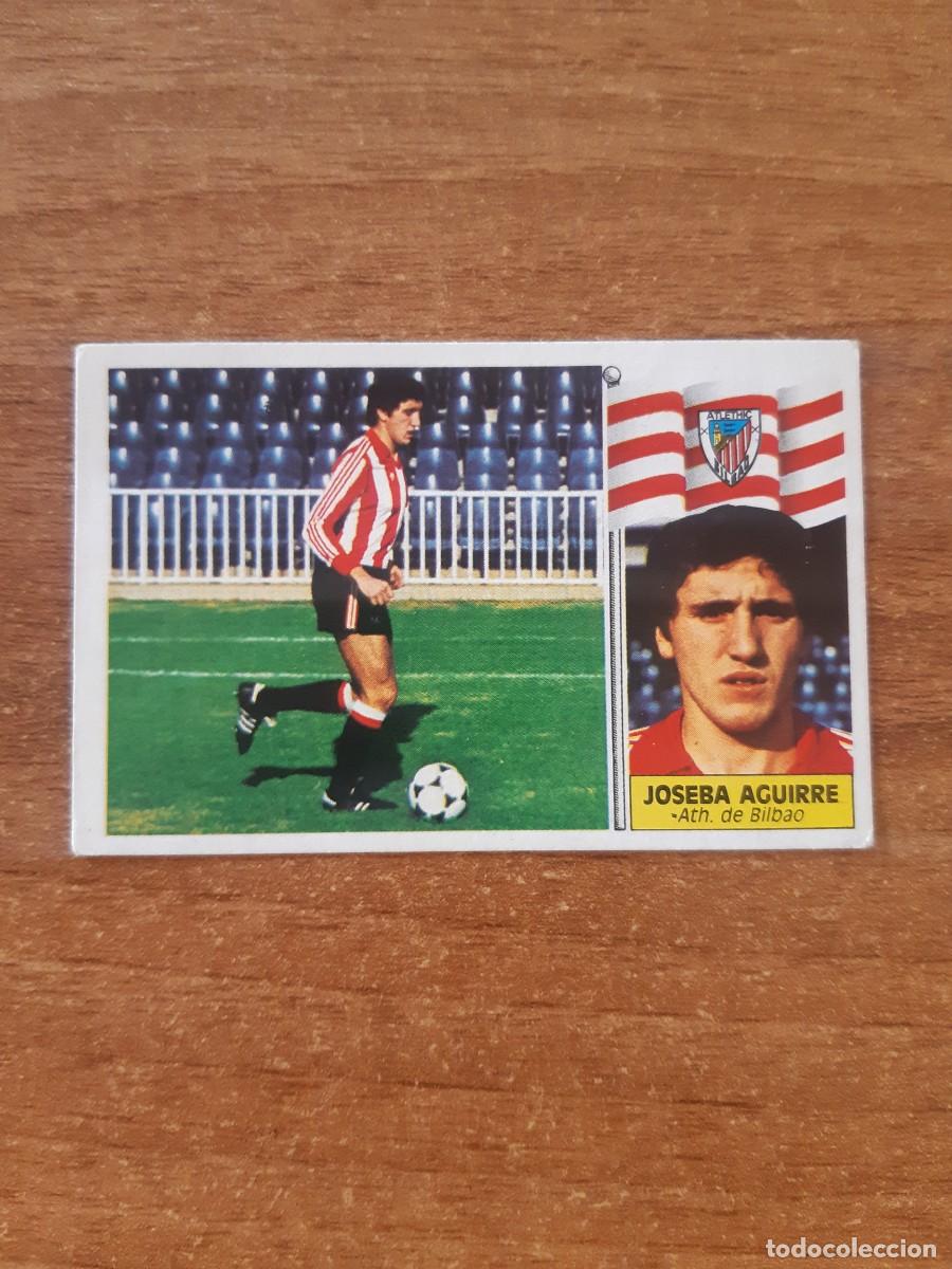 Fu&szlig;ball-Sticker: Fichaje 5 Joseba Aguirre (Athletic Bilbao) Liga 86-87 ESTE. Nunca pegado, sin pegar