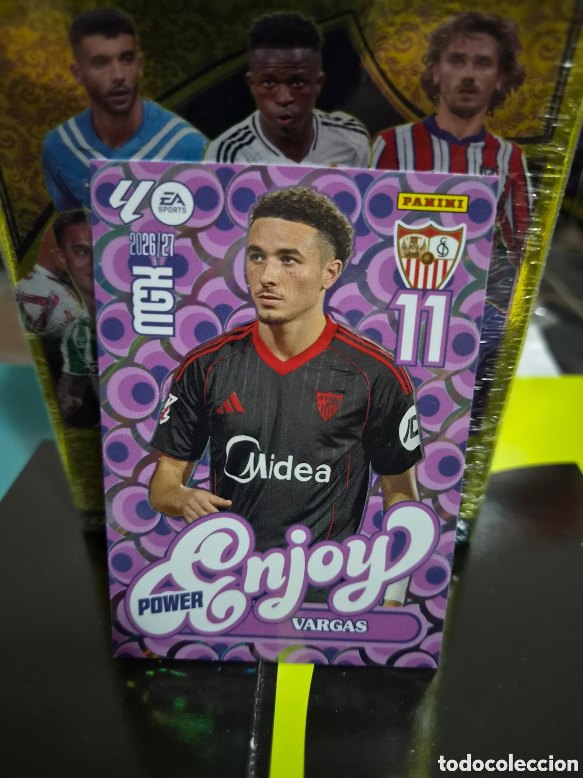 Fu&szlig;ball-Sticker: N&deg;P387 Enjoy Power Vargas Megacracks 26/27