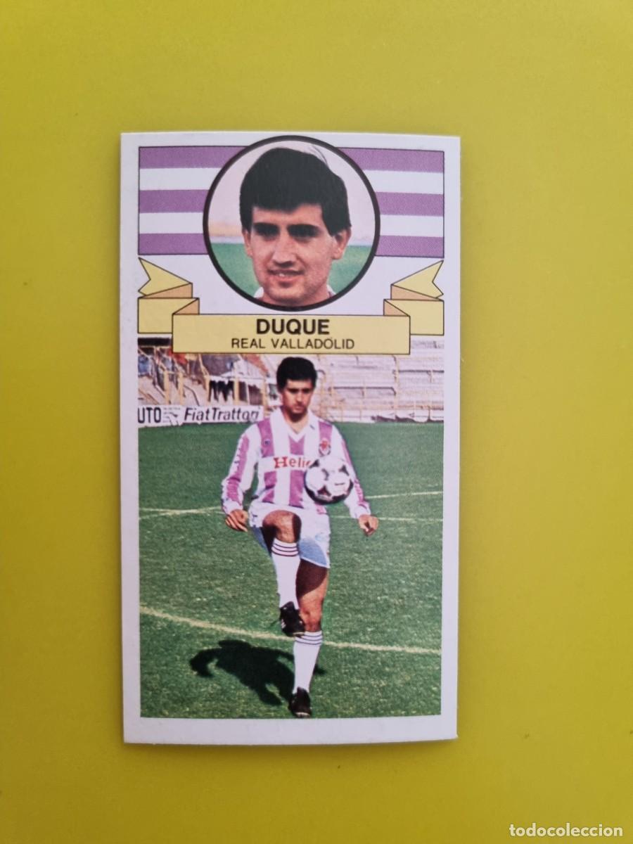 Fu&szlig;ball-Sticker: ESTE 85 86 1985 1986 NUNCA PEGADO SIN PEGAR DUQUE VALLADOLID AR826