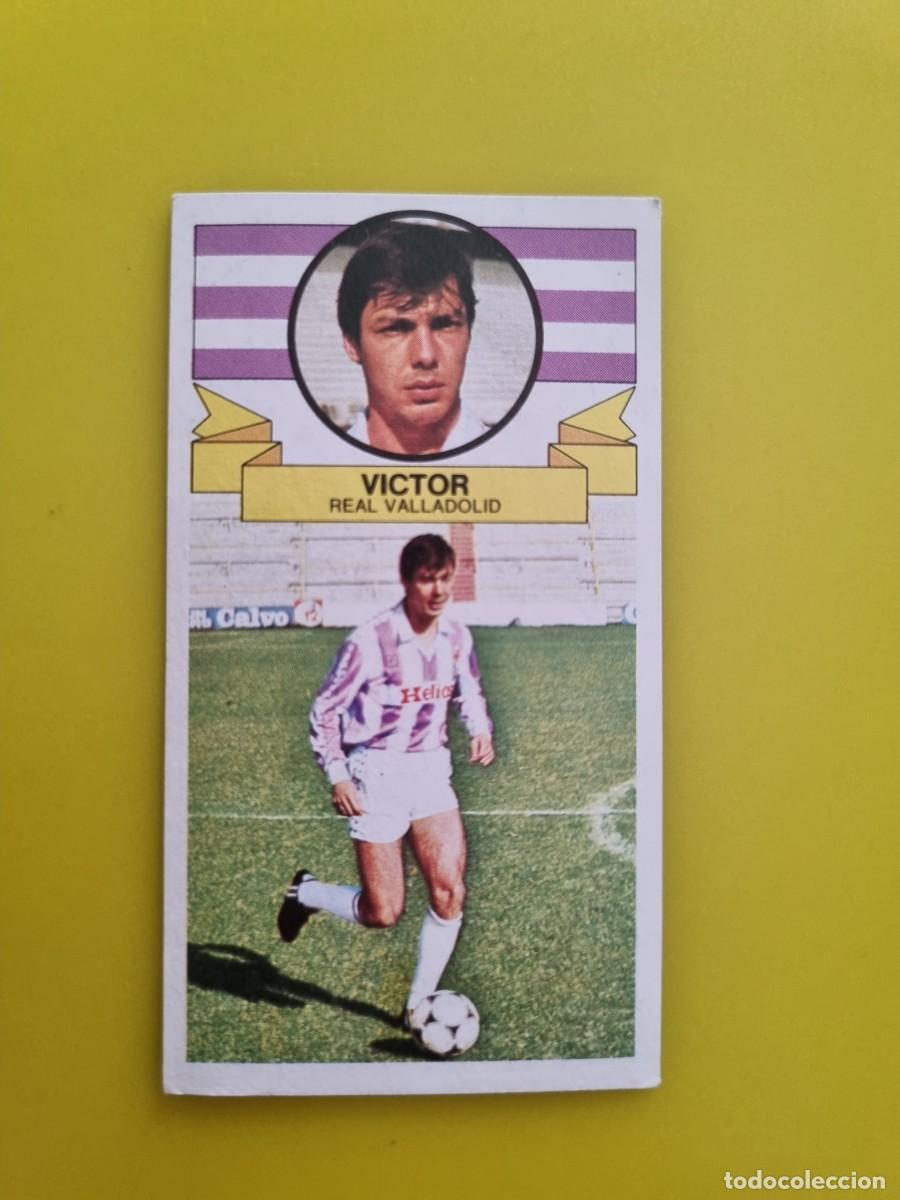 Fu&szlig;ball-Sticker: ESTE 85 86 1985 1986 NUNCA PEGADO SIN PEGAR VICTOR VALLADOLID AR826